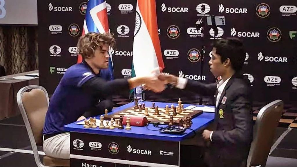 Chess World Cup 2023 Game 2 Live: R Praggnanandhaa vs Magnus Carlsen Playing