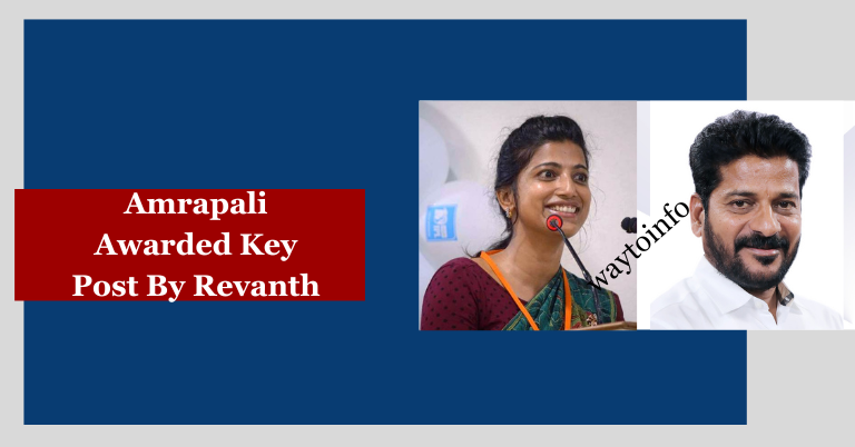 Amrapali Awarded Key Post By Revanth