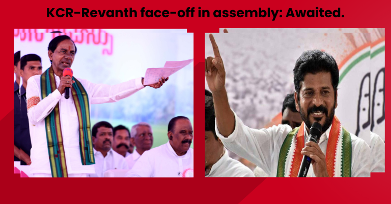 KCR-Revanth face-off in assembly: Awaited.