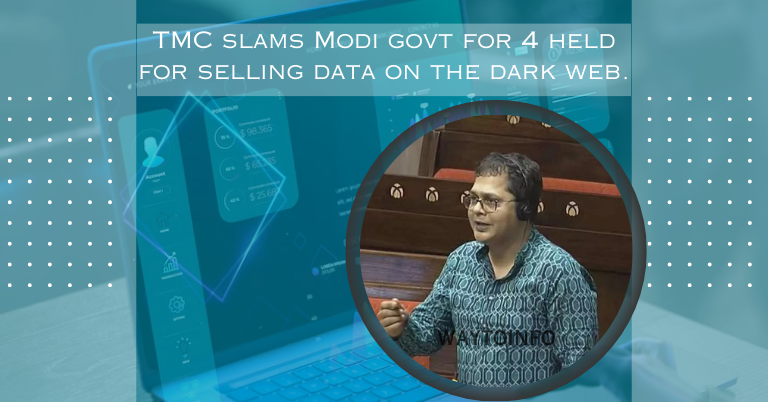 TMC slams Modi govt for 4 held for selling data on the dark web.