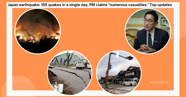 Japan earthquake: 155 quakes in a single day; PM claims "numerous casualties." Top updates