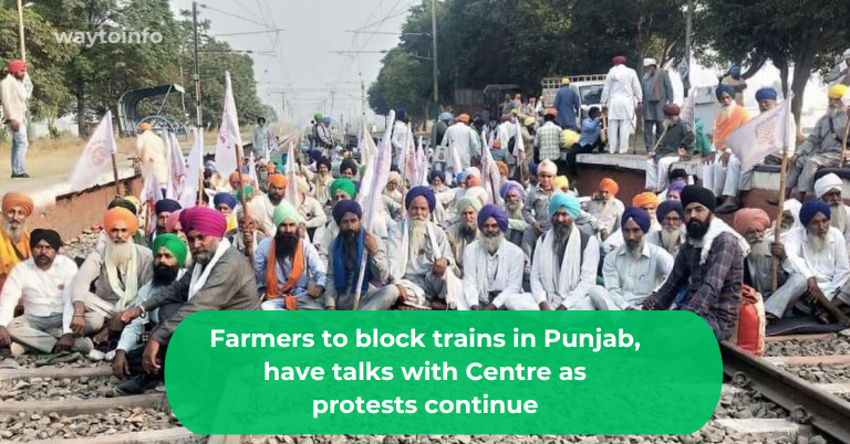 Farmers to block trains in Punjab, have talks with Centre as protests continue