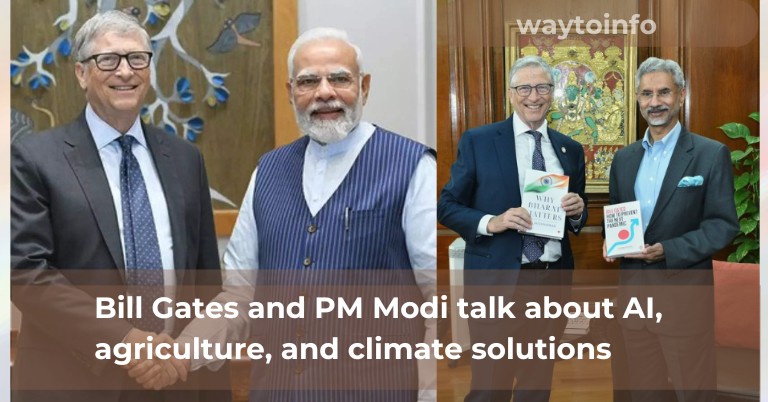 Bill Gates and PM Modi talk about AI, agriculture, and climate solutions