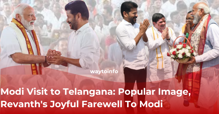 Modi Visit to Telangana: Popular Image, Revanth's Joyful Farewell To Modi