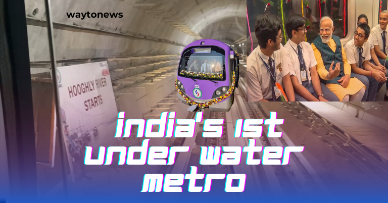 Kolkata Metro: PM Modi rides Kolkata Metro with students in India's 1st underwater tunnel