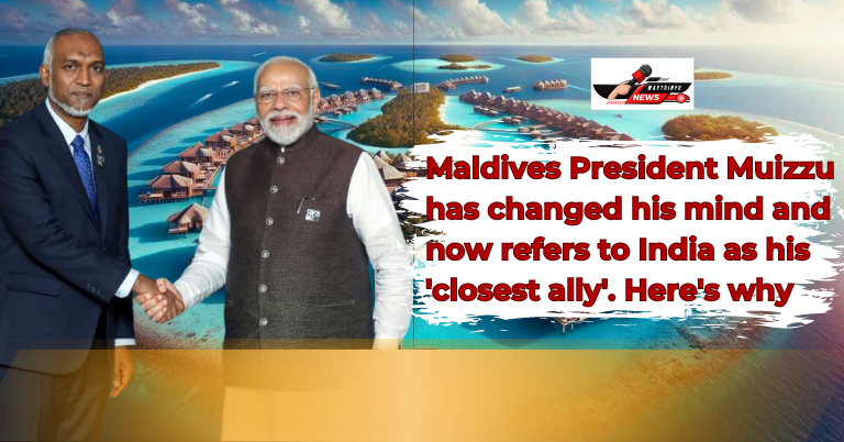 Maldives President Muizzu has changed his mind and now refers to India as his 'closest ally'. Here's why
