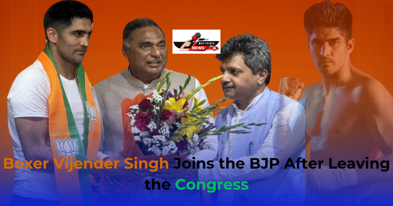 Boxer Vijender Singh Joins the BJP After Leaving the Congress