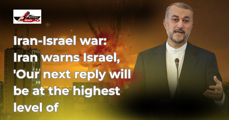 Iran-Israel war: Iran warns Israel, 'Our next reply will be at the