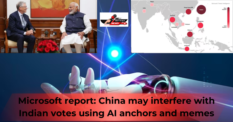 Microsoft report: China may interfere with Indian votes using AI