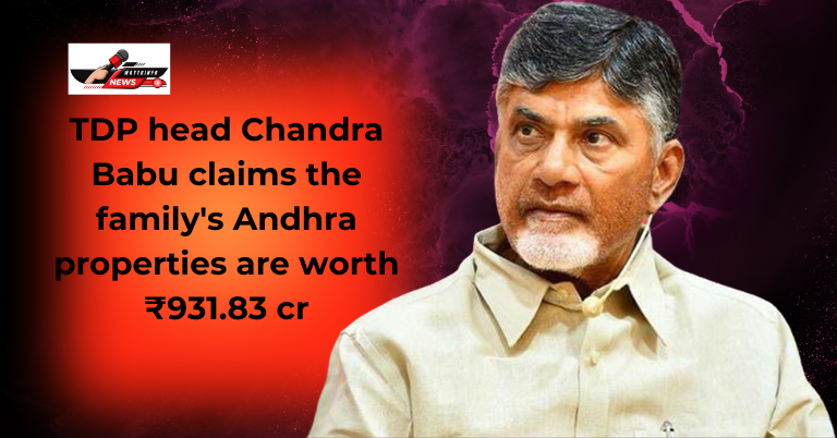 TDP head Chandra Babu claims the family's Andhra properties