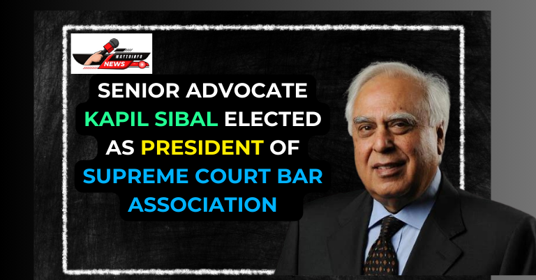 Kapil Sibal is congratulated by CJI Chandrachud on being elected