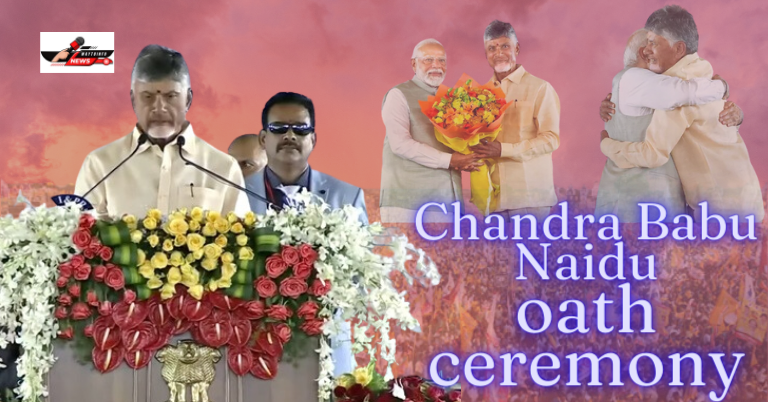 Chandra Babu Naidu takes an oath in the presence of NDA allies