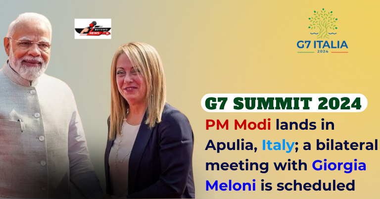 G7 Summit 2024 PM Modi lands in Apulia, Italy