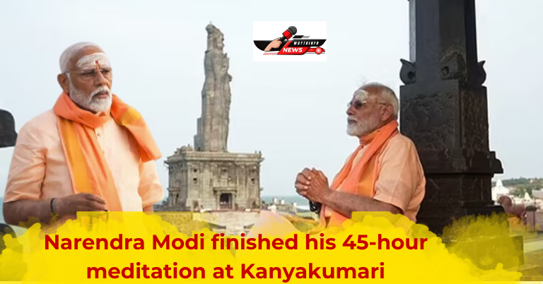 Narendra Modi finished his 45-hour meditation at Kanyakumari