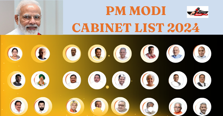 Modi Cabinet 2024 A comprehensive list of cabinet ministers