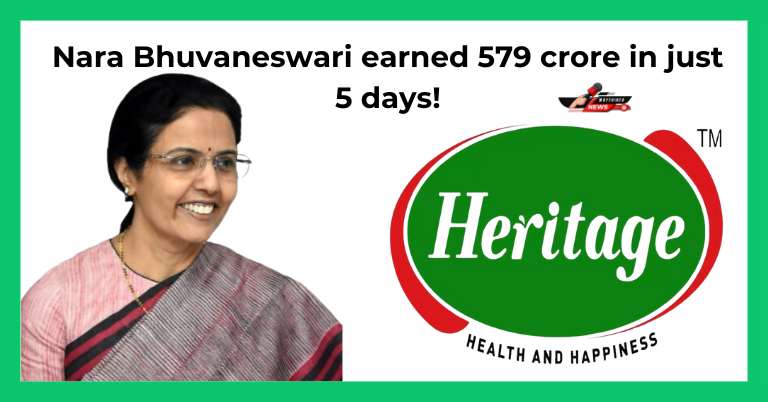 Nara Bhuvaneswari earned 579 crore in just 5 days!